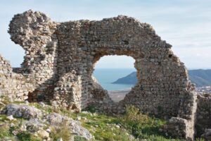 Quirra Castle - view from the top