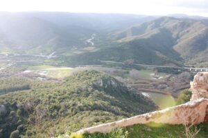 SS125 verso chiesa san nicola di quirra