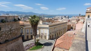 Cagliari, Bastione Saint Remy - verso Ovest